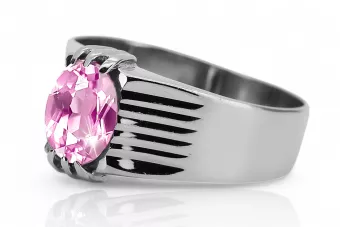 Ring Vintage craft Amethyst Sterling silver 925 vrc007s